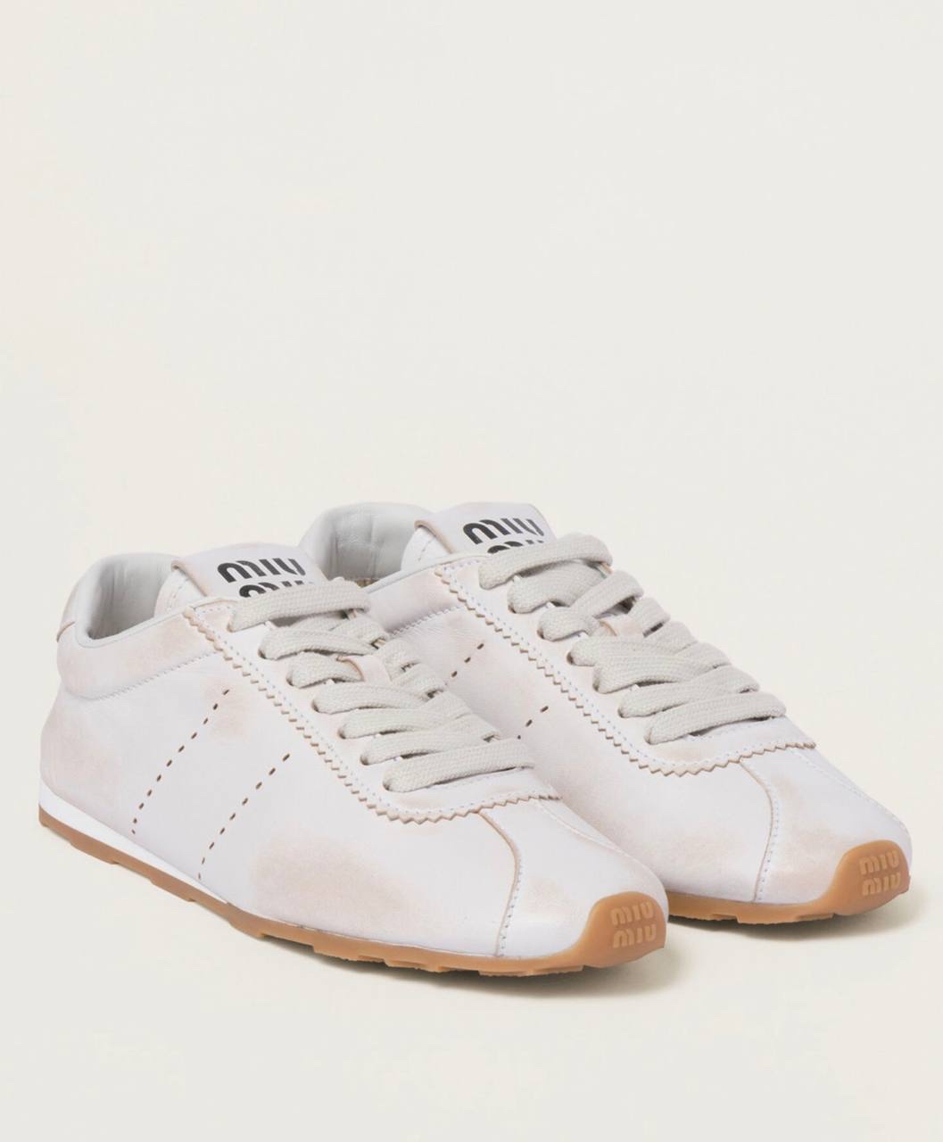 限時優惠✨訂貨📮MIUMIU 造舊款PLUME sneaker    Size 36-39/40