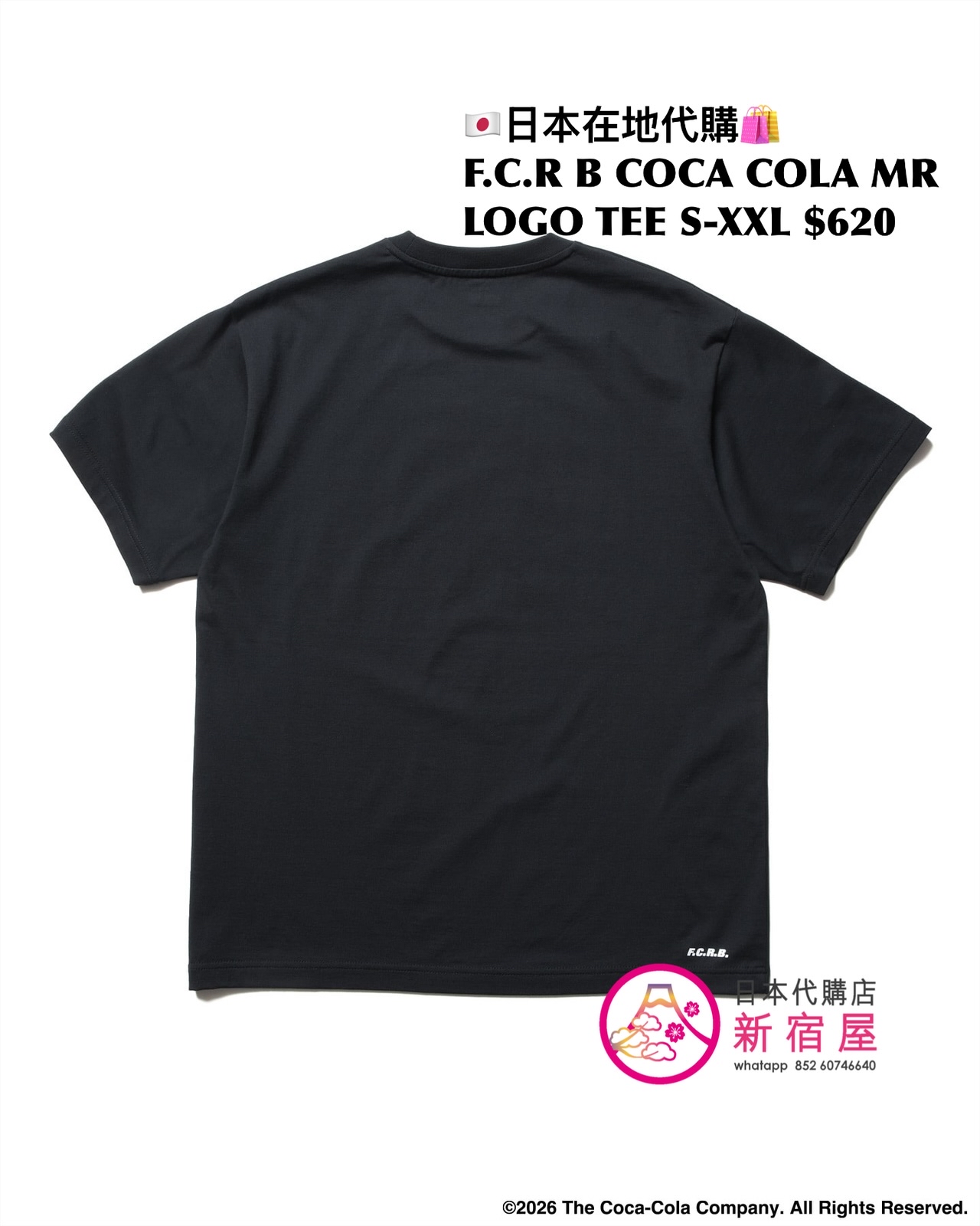 F.C.REAL BRISTOL x COCA COLA AD BANNER TEE/ MIRRO LOGO TEE/ LISTED LOGOS TEE/ HEATHER TEE 