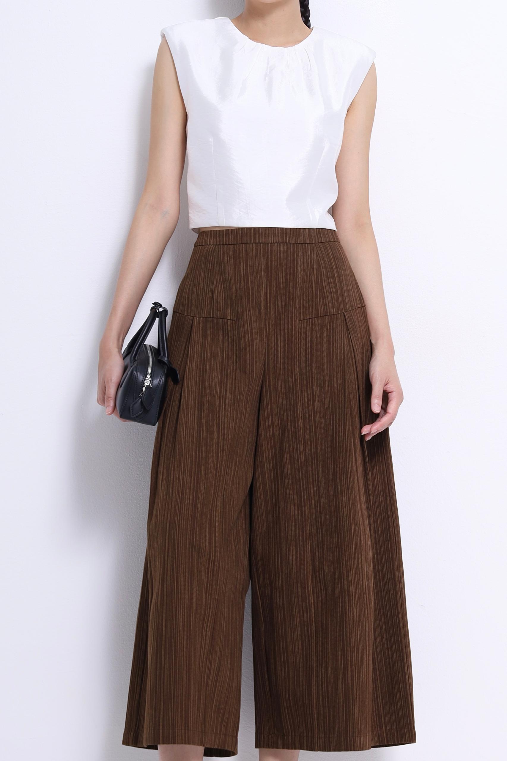 CB2693 OUTSLLV SDRL PAD BLOUSE