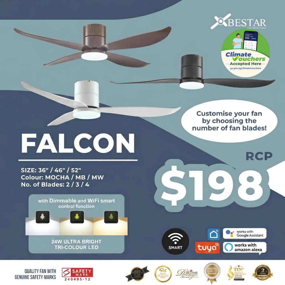 Bestar Falcon Ceiling Fan AAR