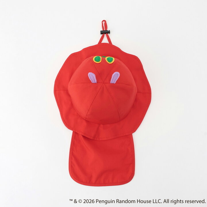 🇯🇵預訂 日本直送🇯🇵Petit Main x 好餓的毛毛蟲系列紅色毛毛蟲遮陽帽