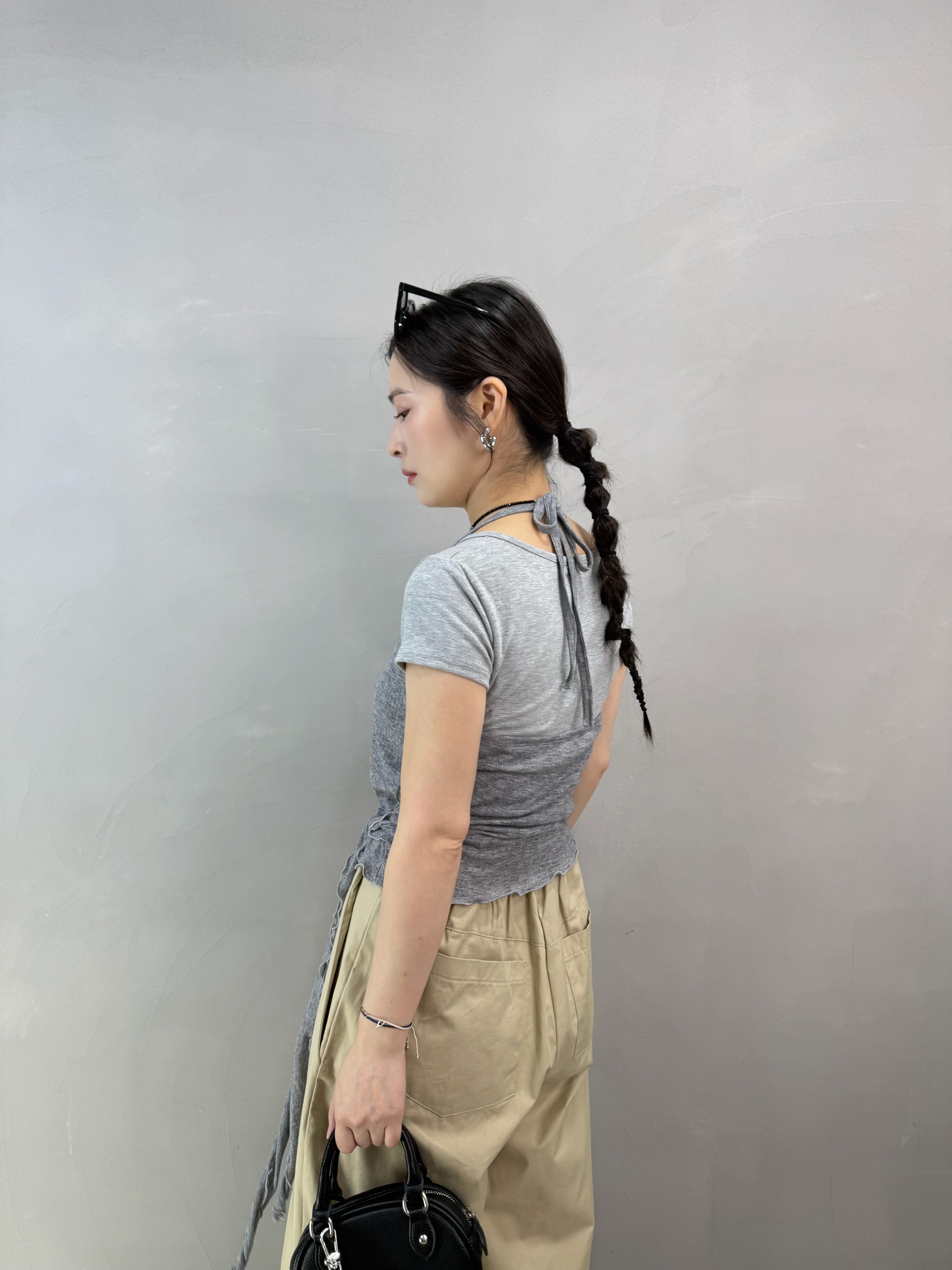 Q66 綁腰吊帶+Tee Set