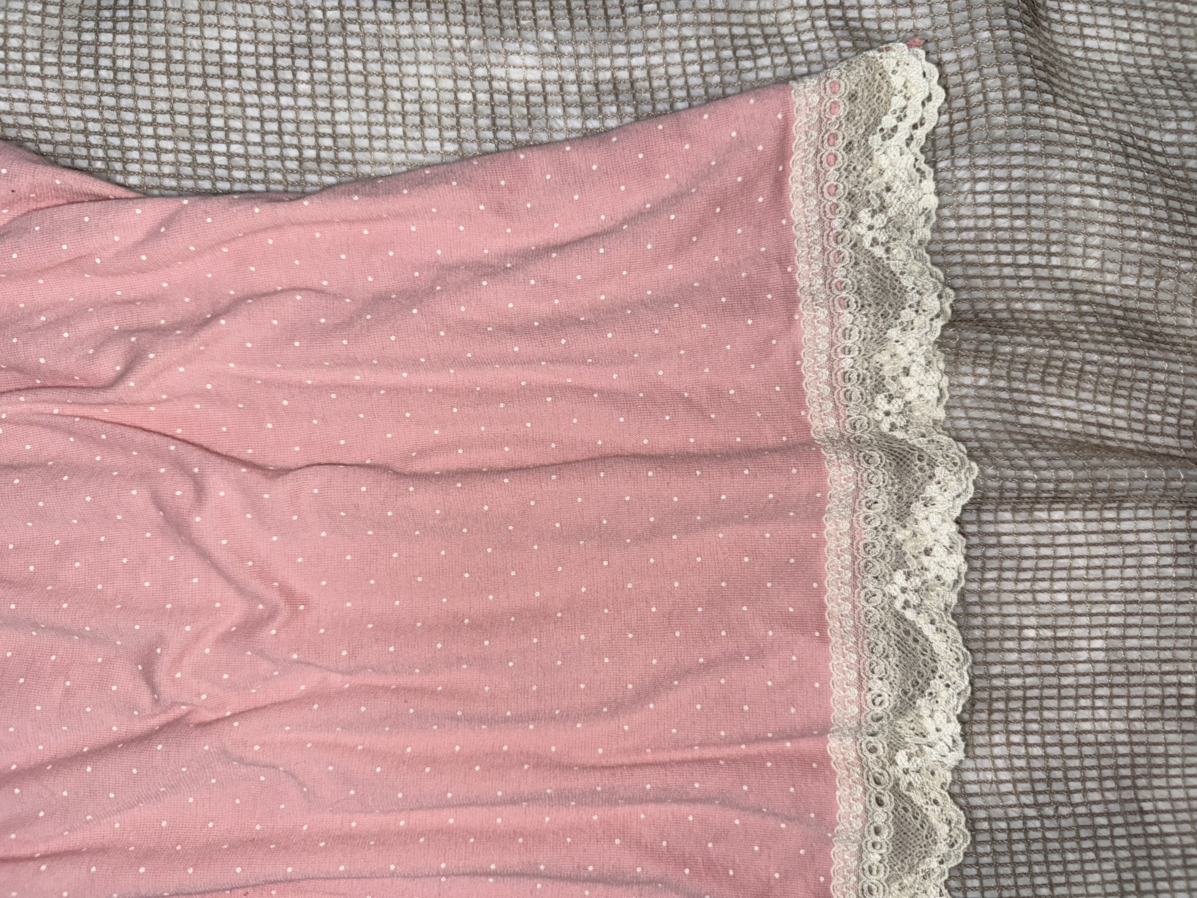 Blush Cotton-Blend Pointelle Cami