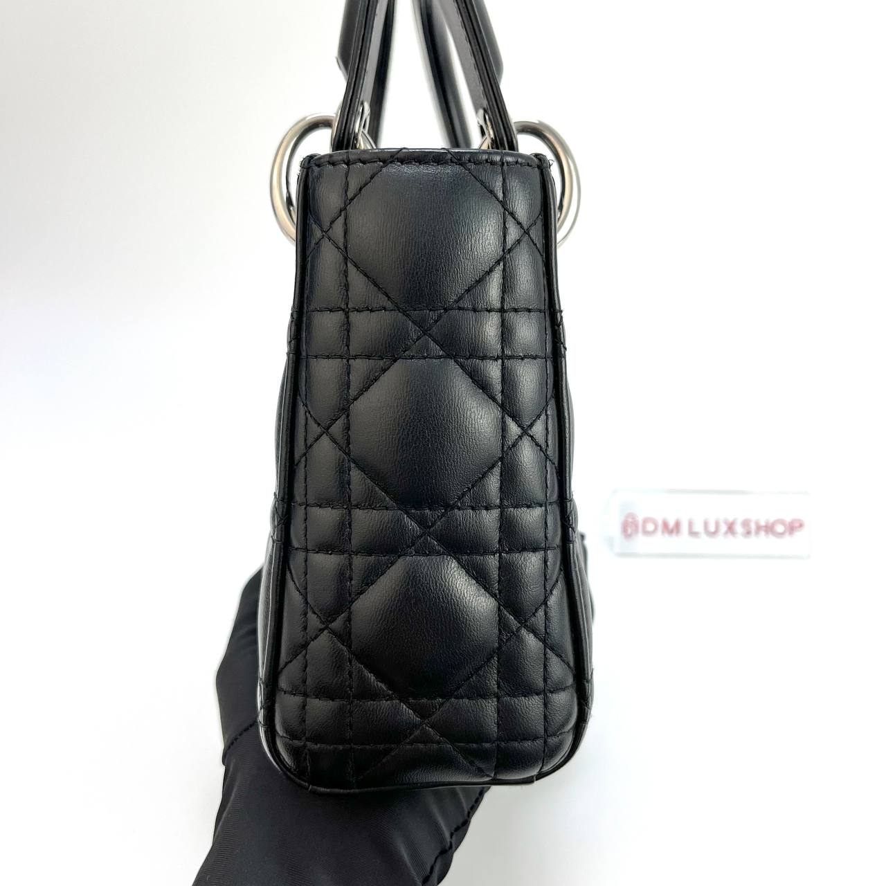 Dior Lady Dior Mini Black SHW