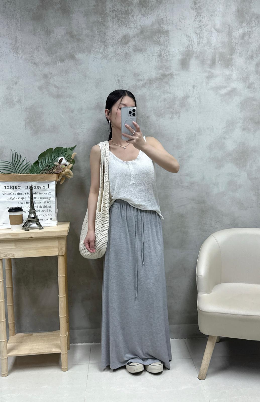 D14 扣鈕針織背心