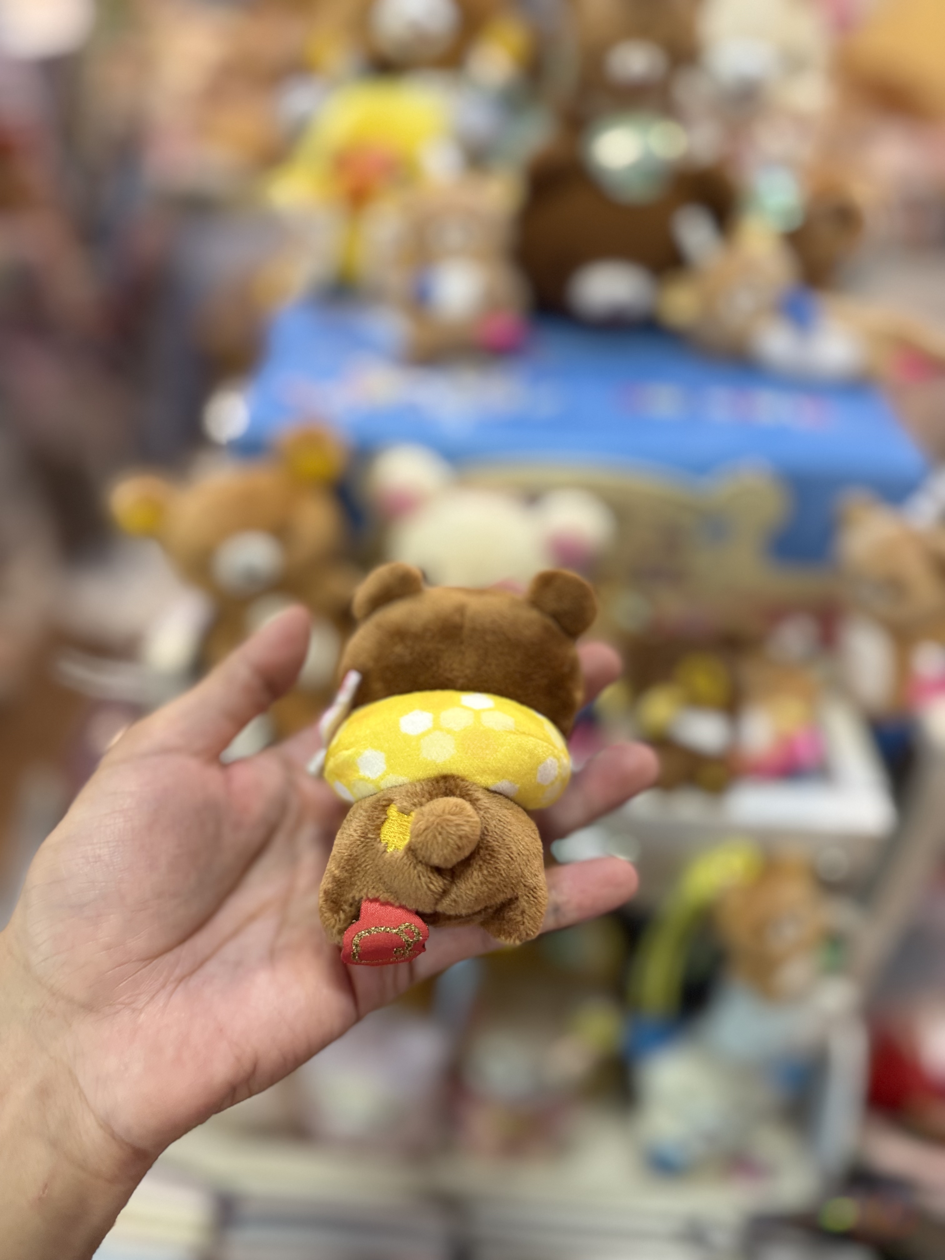 《現貨》全新日本小熊10週年紀念巡迴pop up店限定小熊探險隊系列3隻手玉連索袋套裝