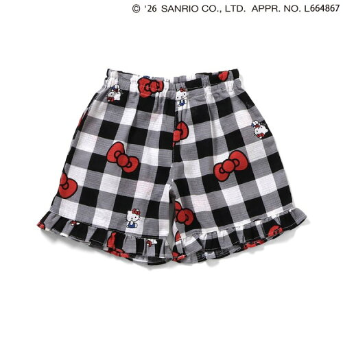 🆕【⭐訂購⭐】🌀 🇯🇵 日本直送 #Kitty / #Melody+#Kuromi 荷葉邊 喇叭袖 甚平+腰帶 三件套裝🌀 [ELDA-0083][260509]