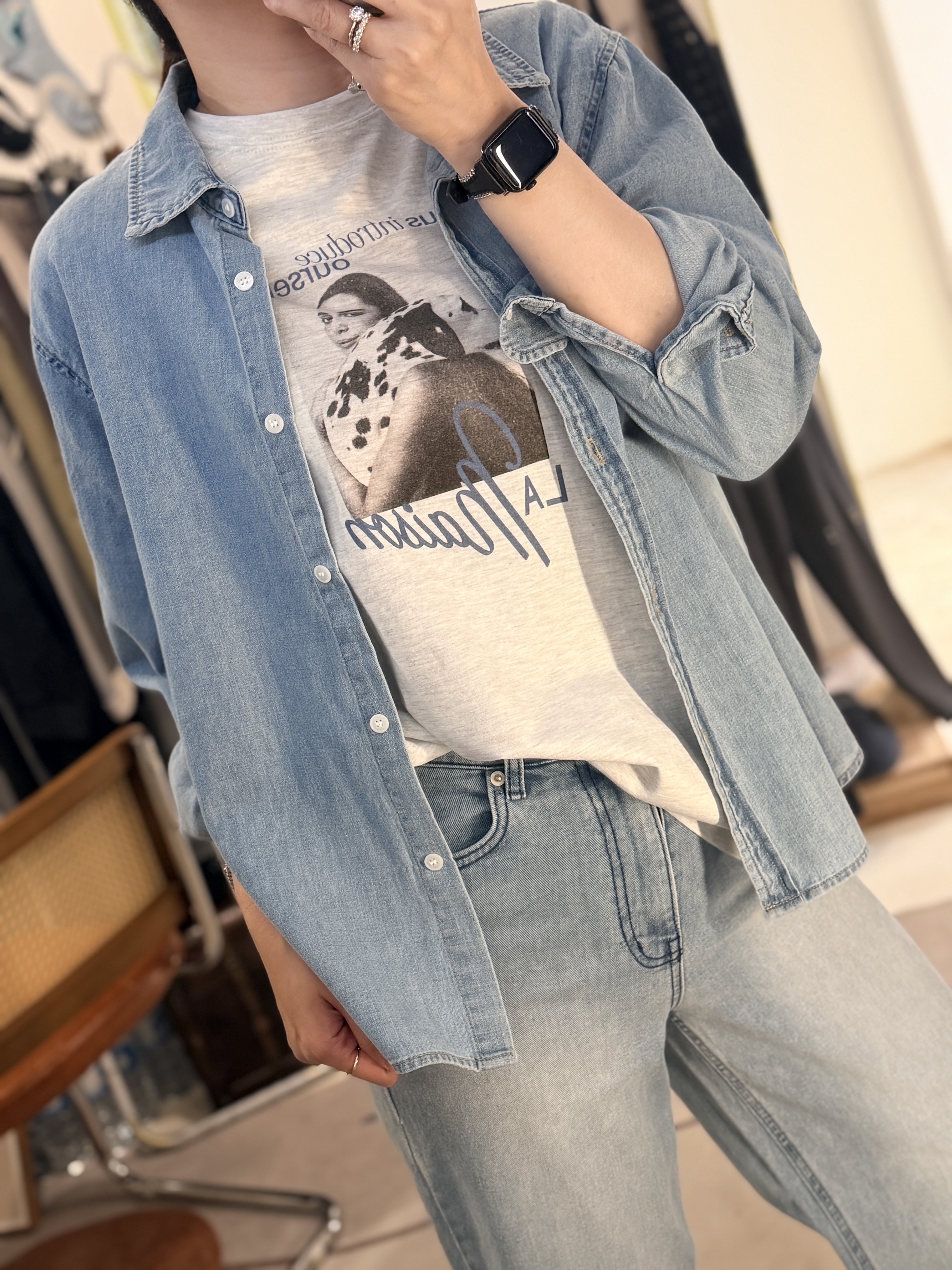 Light denim shirt