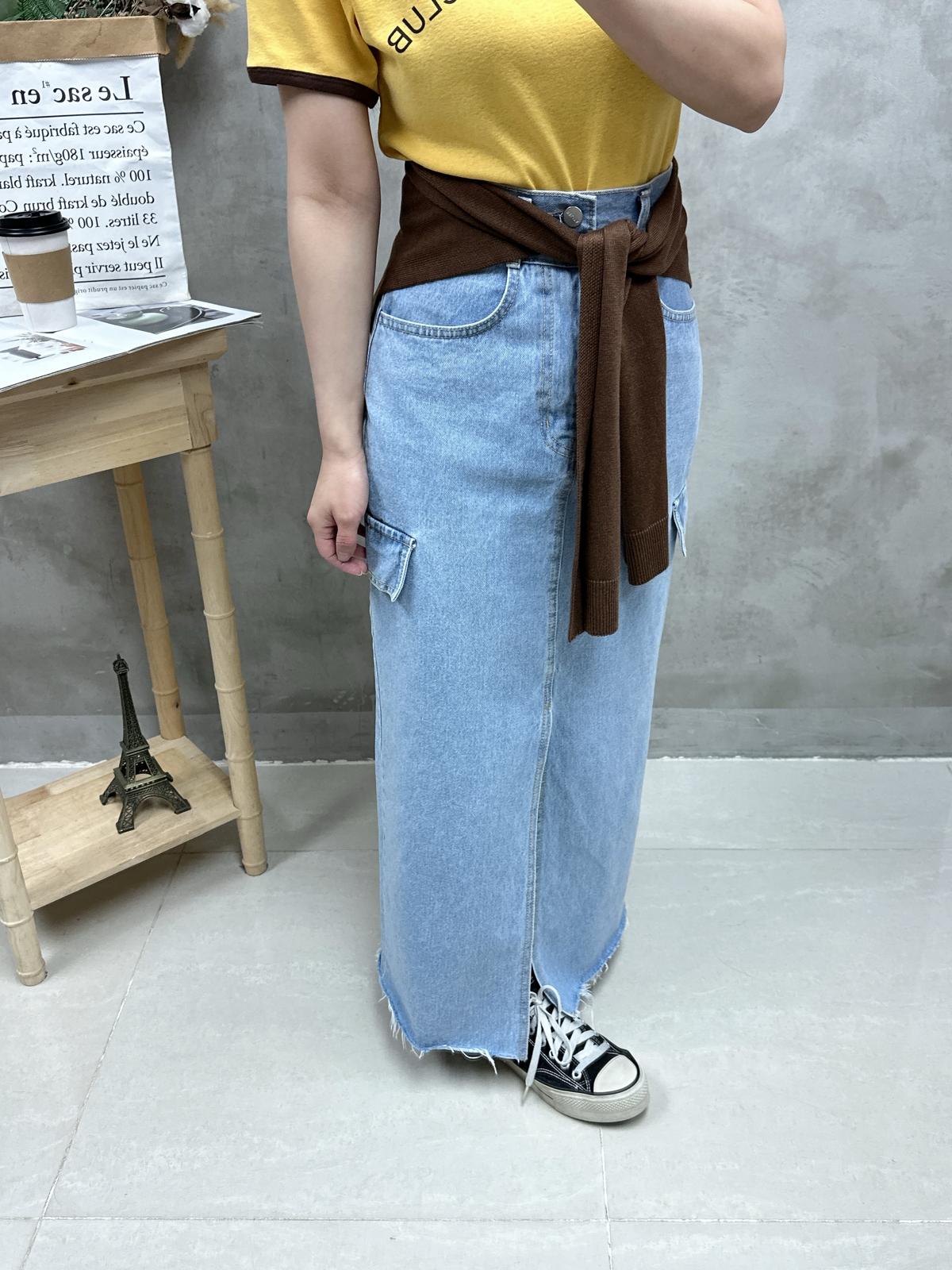 K07 拼色領Tee