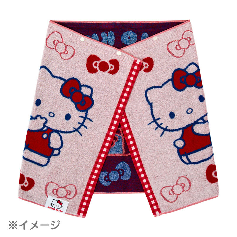 日本直送Sanrio 有鈕浴巾 120×60cm