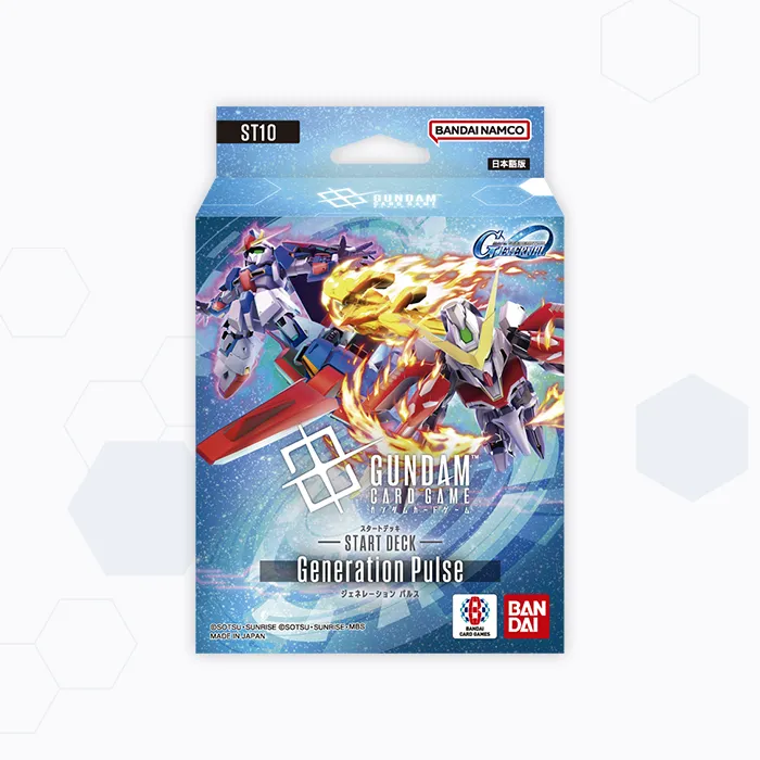 (預訂訂金 $100) (總價 $118) Bandai Gundam Card Game Start Deck SD Gundam G Generation Eternal Generation Pulse [ST10] 高達卡牌遊戲 起始卡組 (行版) 