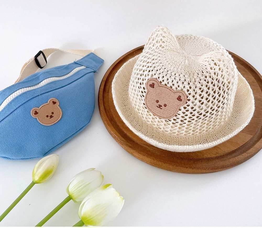 Dottodot Summer萌趣耳朵休閒帽(松鼠)