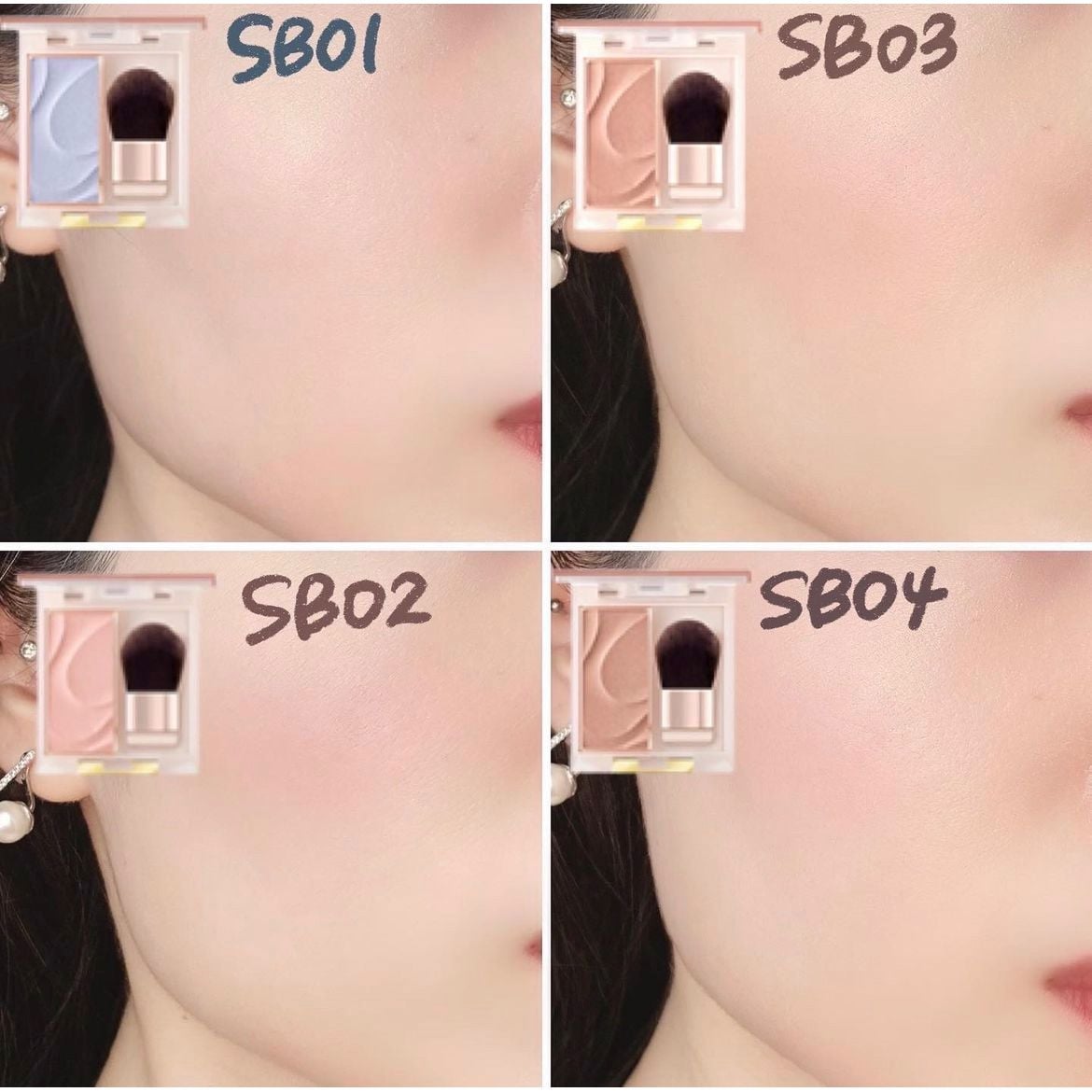 日本EXCEL Seamless Tone Blush 無縫融膚胭脂