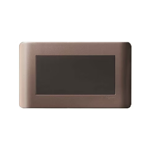 施耐德 ZENcelo 銀銅 孖位 空白面蓋