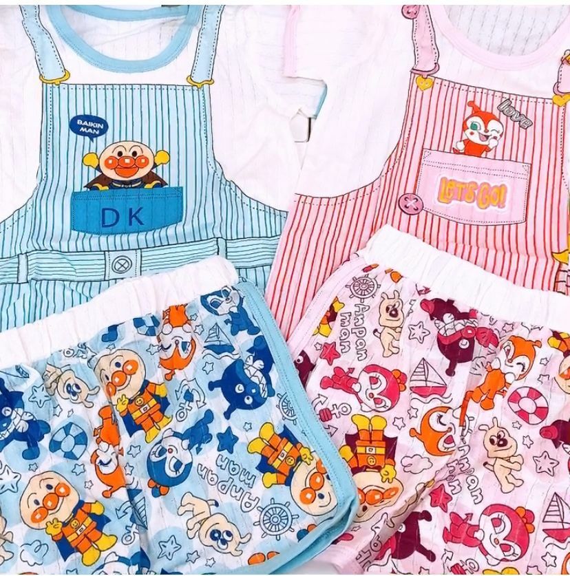 日本麵包超人透氣睡衣1套 - 現貨