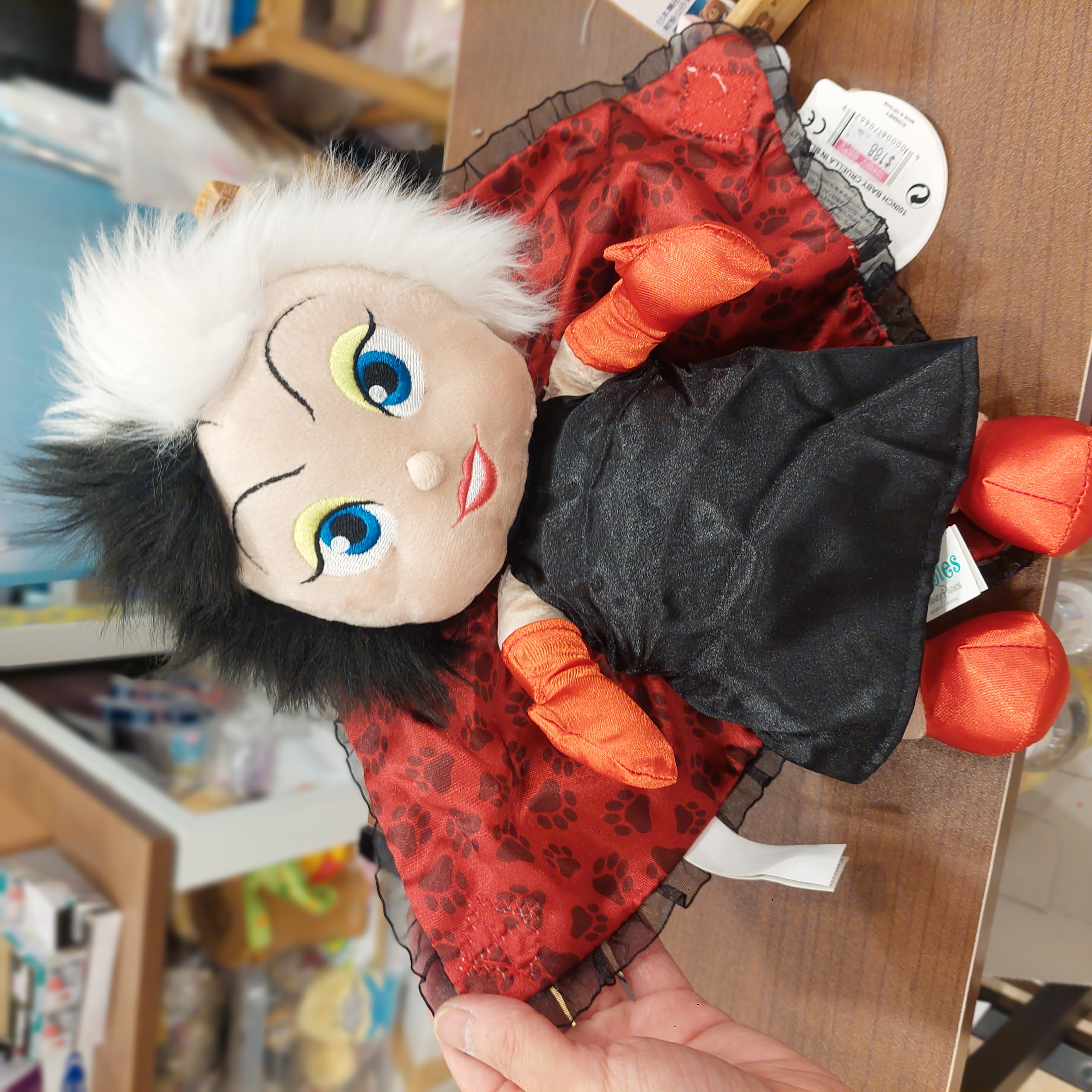 Disney 101 斑點狗 Baby Cruella 庫伊拉 公仔 10吋