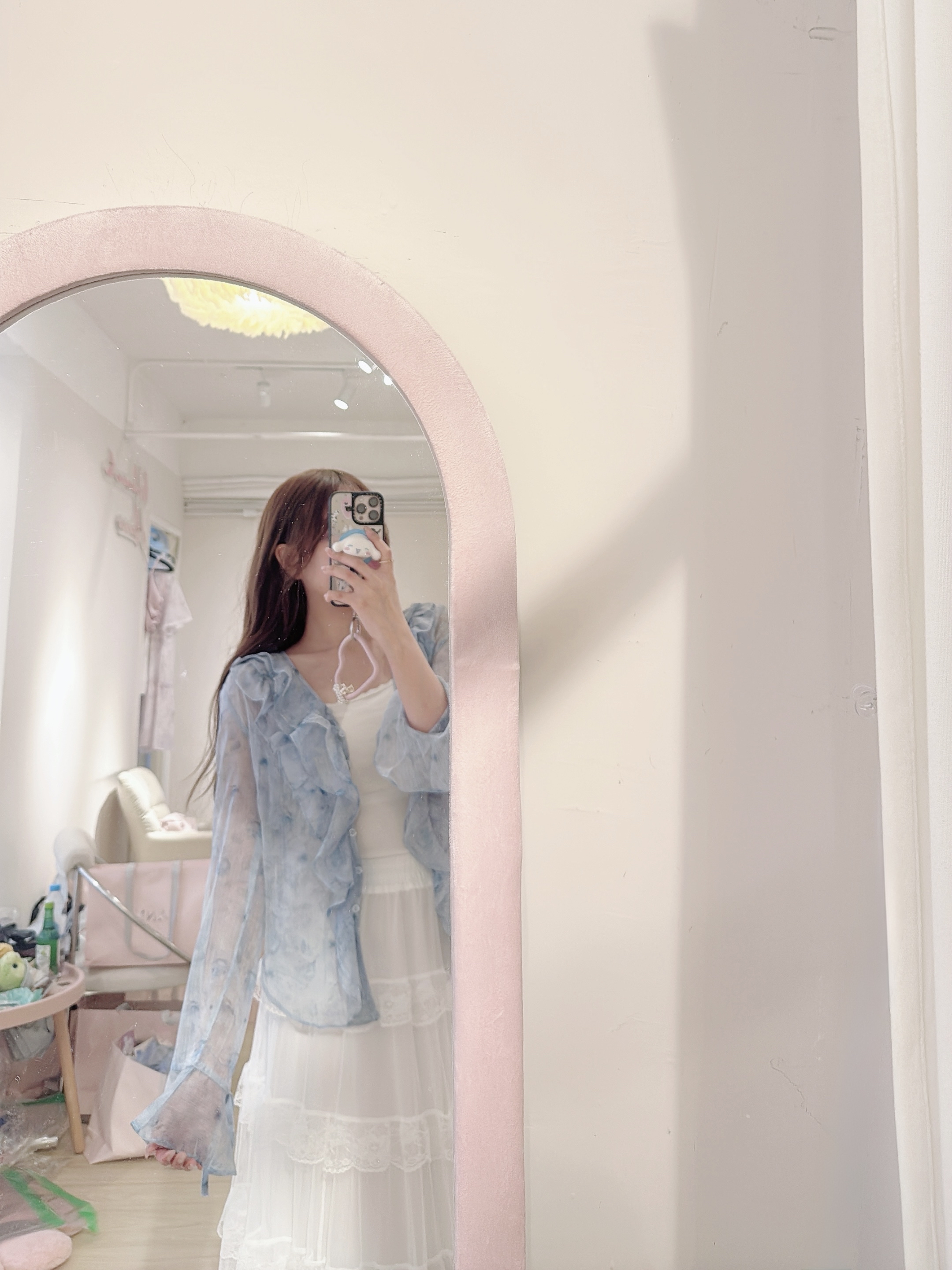 Elegant Ruffle 2way Blouse