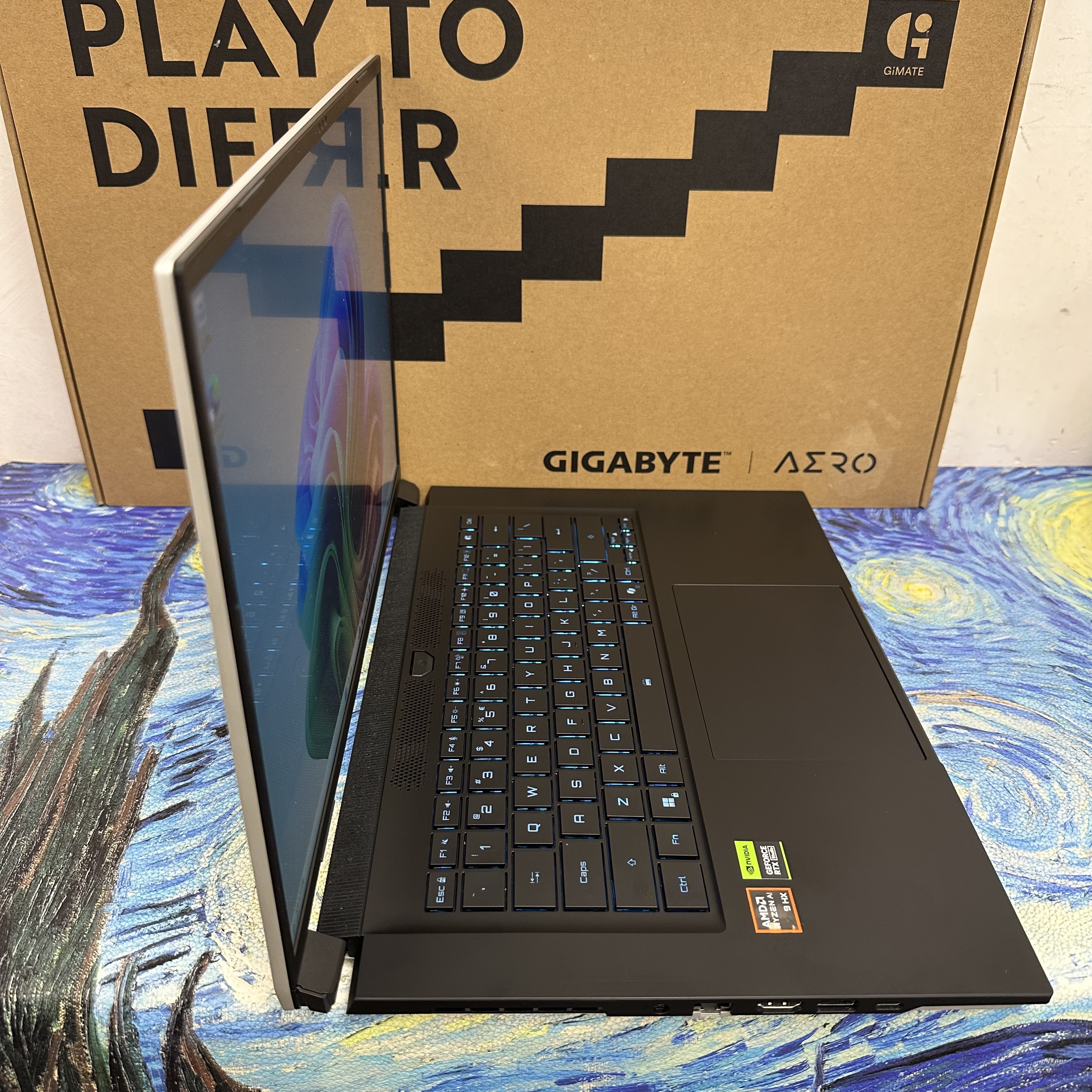 #6005  技嘉 GIGABYTE GiMATE AMD Ryzen Ai 9 HX 370w/32GB Ram/1TB SSD/16寸 Mon 2.5K 165Hz/RTX 5070獨立顯示卡/暢遊任何3A大作/Gaming Laptop/Notebook / Gaming Notebook / PC / Movie / Netflix / Win11/ Office / GTA / Disney+