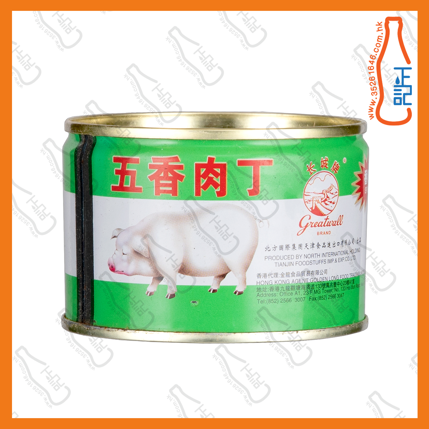 ==長城牌五香肉丁 142g /罐