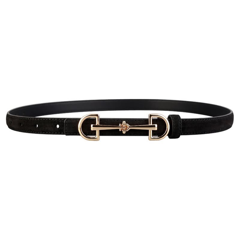 BT0196 Valerie Horsebit Slim Belt