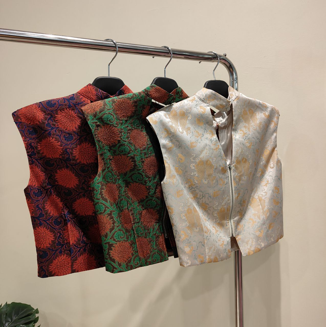 出袖显瘦旗袍上衣 2621