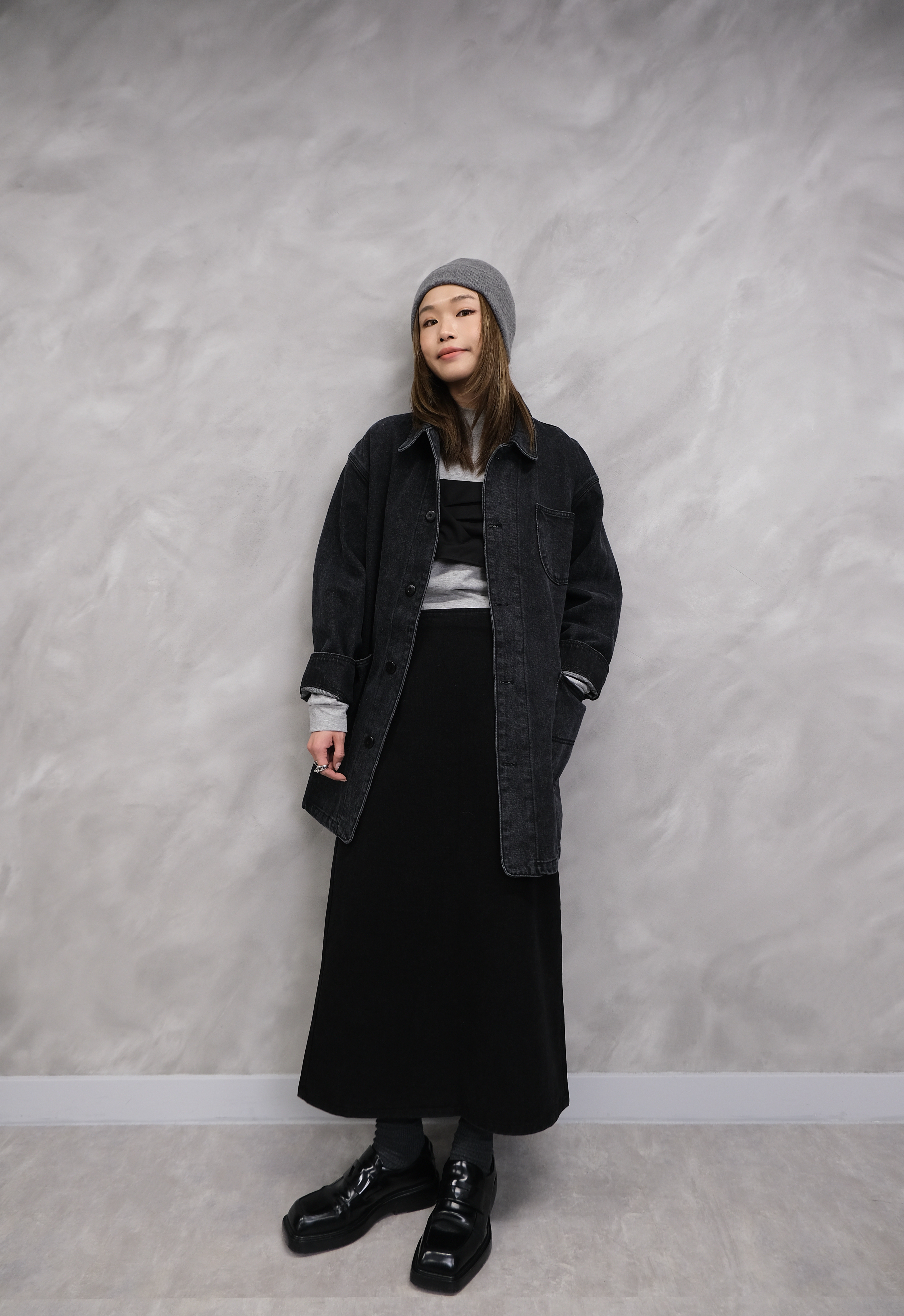 Casual midi coat #jk24