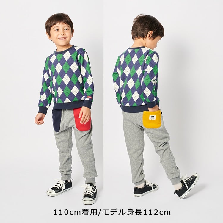 🆕【⭐訂購⭐】🇯🇵日本直送 🌀 #日本製 菱格紋 抓絨衛衣  [2款選] 🌀 [ELJA-0267] [261128]