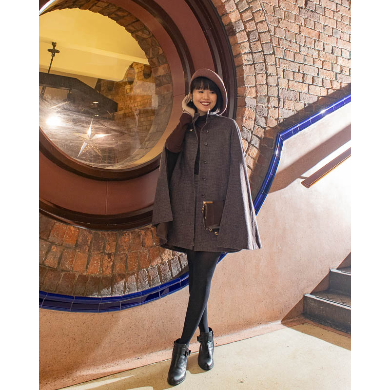 (Ready/Custom-Made)Vintage Style Classic Winter Cape Coat /Cape Jacket(FM168)
