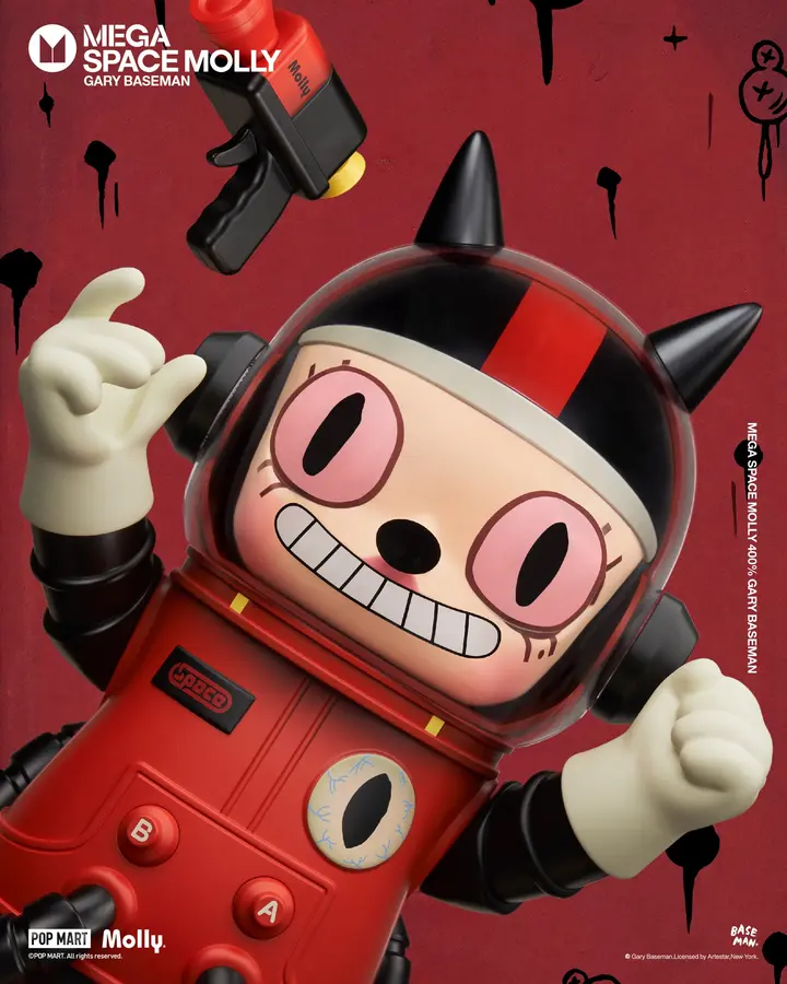 📦訂購 台灣代購 POP MART 泡泡瑪特 MEGA SPACE MOLLY 400%蓋瑞・貝斯曼公仔