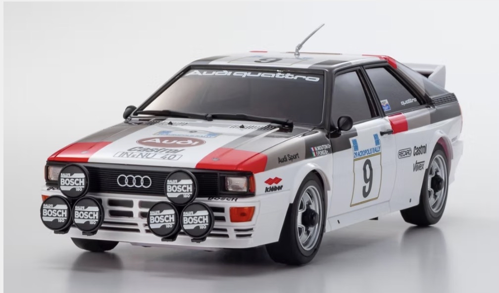 預購Pre-Order Audi Rallye quattro Group 4 #9, Acropolis 1982 Winner