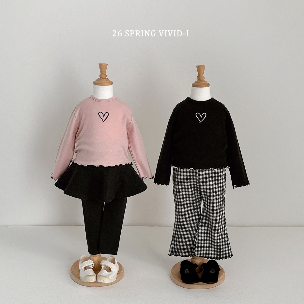 🌸預訂 韓國直送🌸🇰🇷VIVIDI三色純色裙擺打底褲