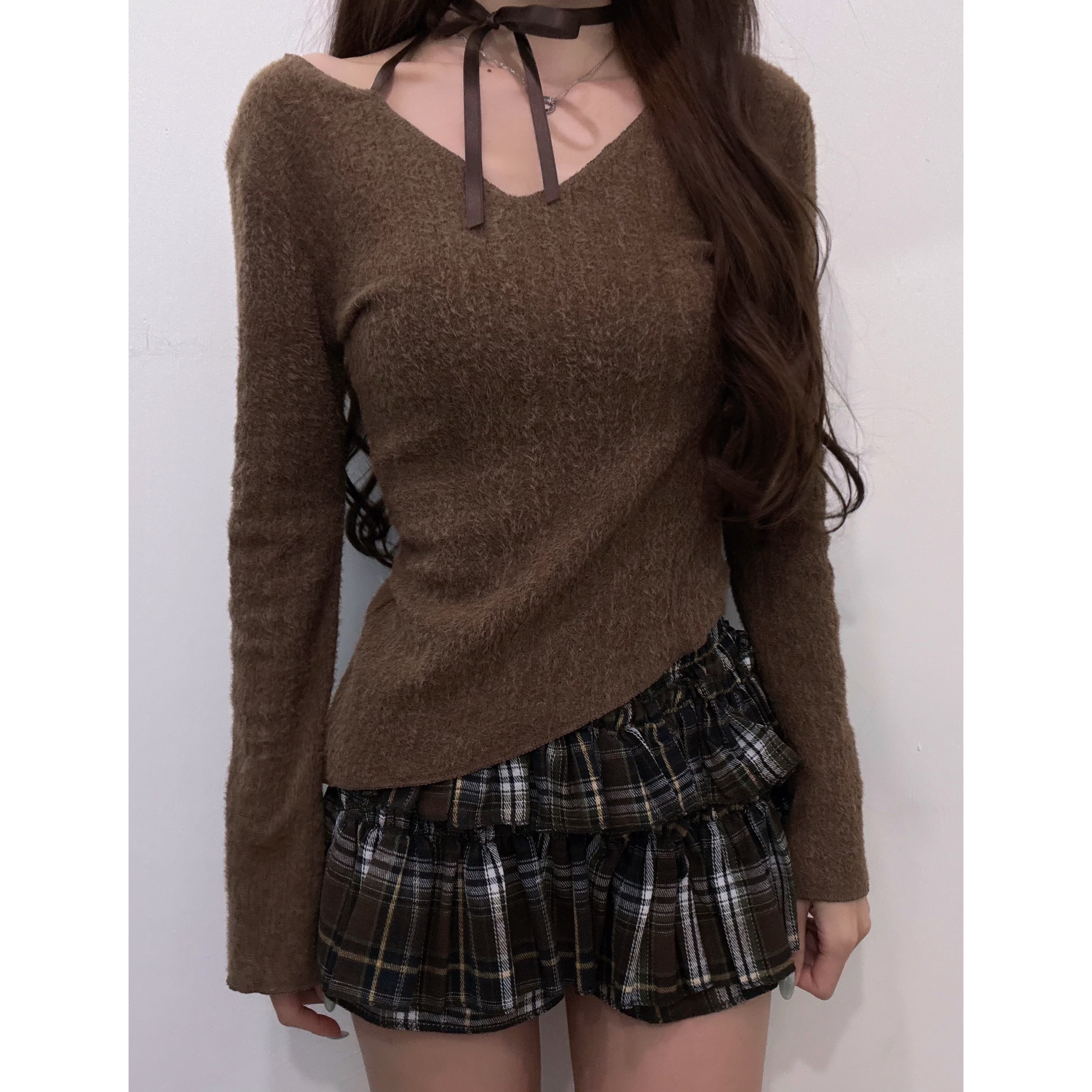 優惠價10月16截單🧸2610F《PLAID TIERED SKPT》
