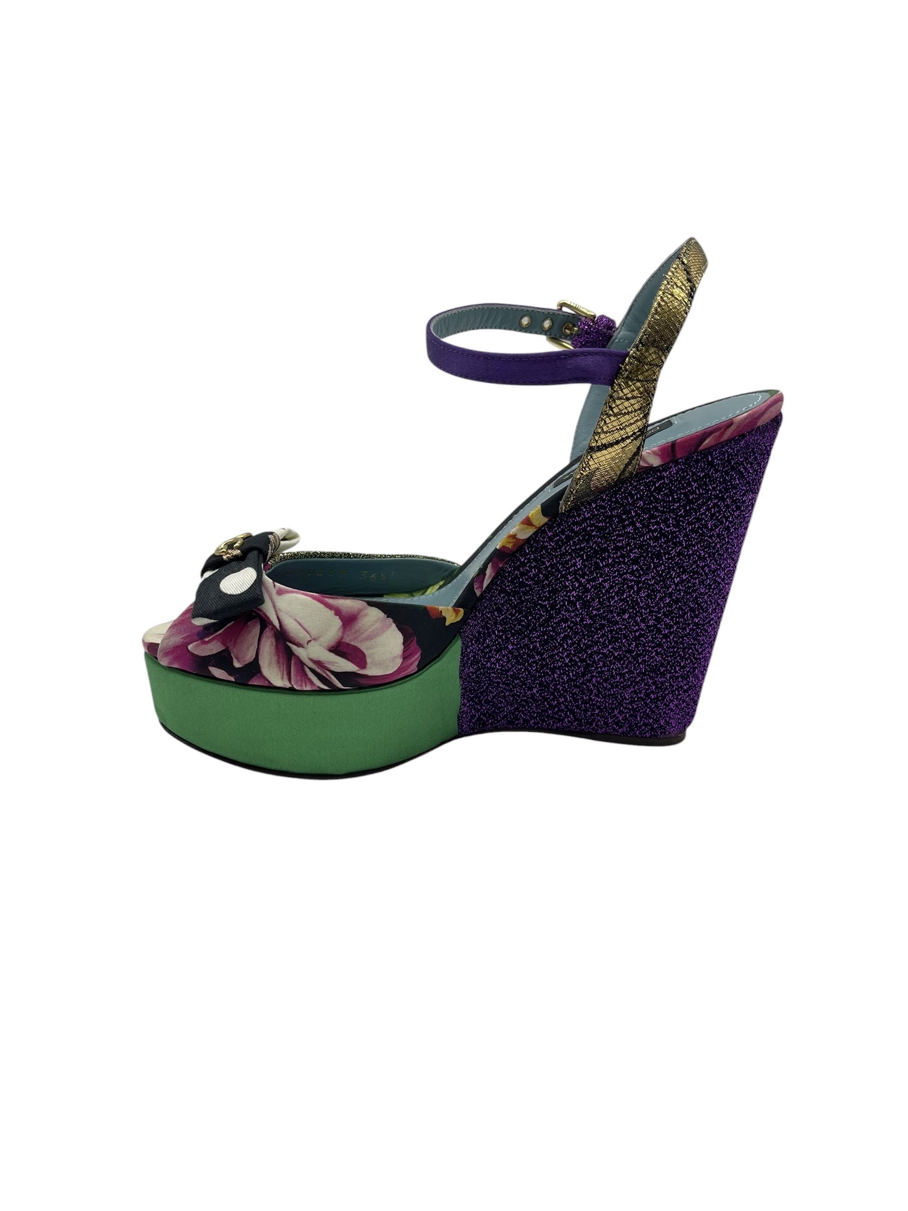 Pre-owned Dolce & Gabbana Patchwork Wedge / Product Code: 070806