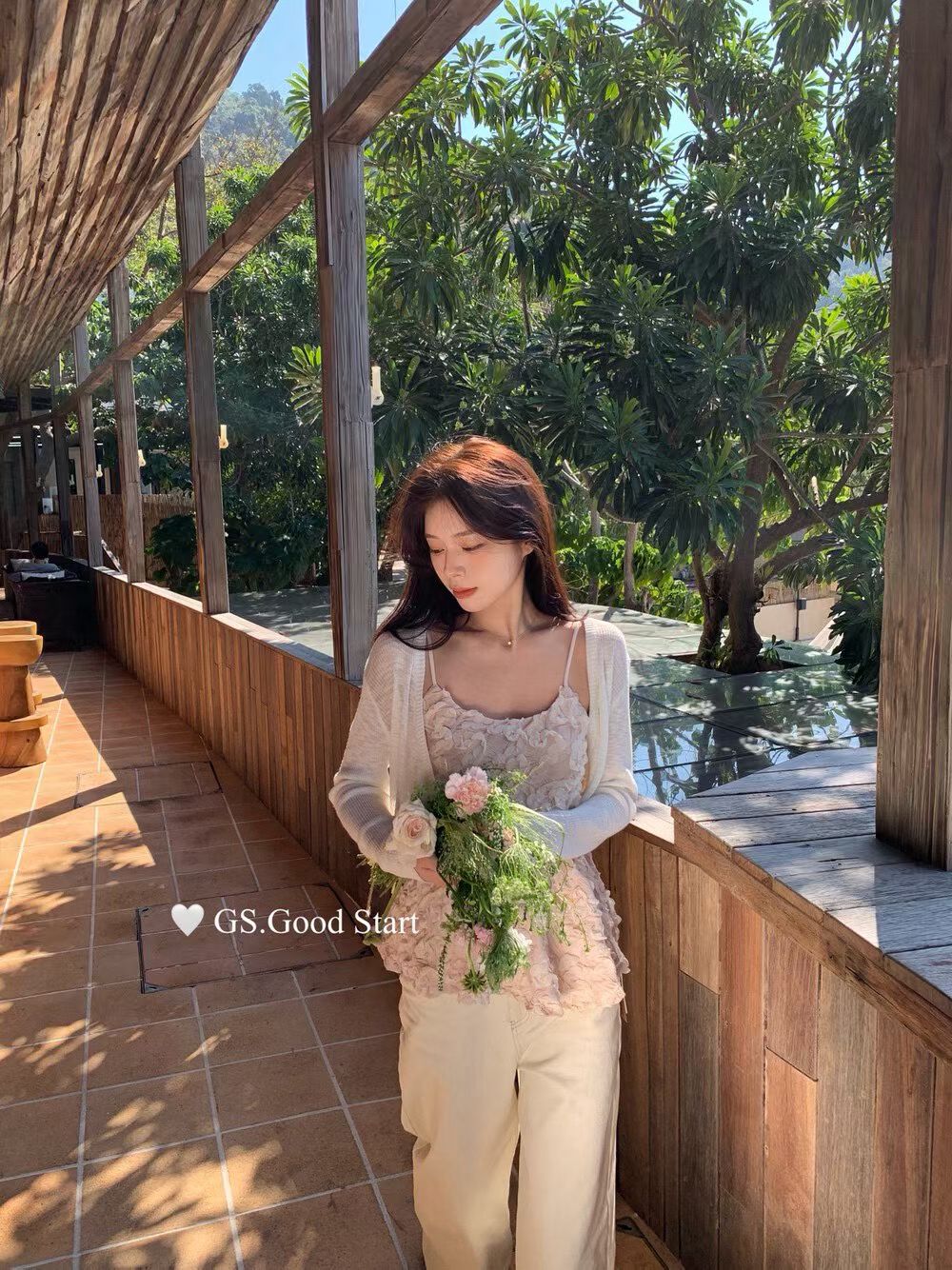 1760 GS START"ROSY PETAL TOP"