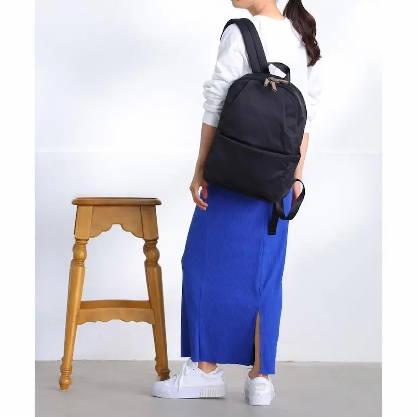 現貨🌸日本直送 |日本Senbado輕量雙肩背包/輕便收納大容量收納背囊（黑色）