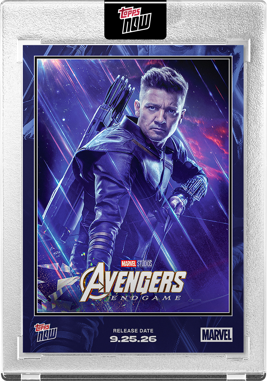 Marvel Avengers: Endgame Encore - 2026 Topps NOW EG01 復仇者終局紀念卡【團購】