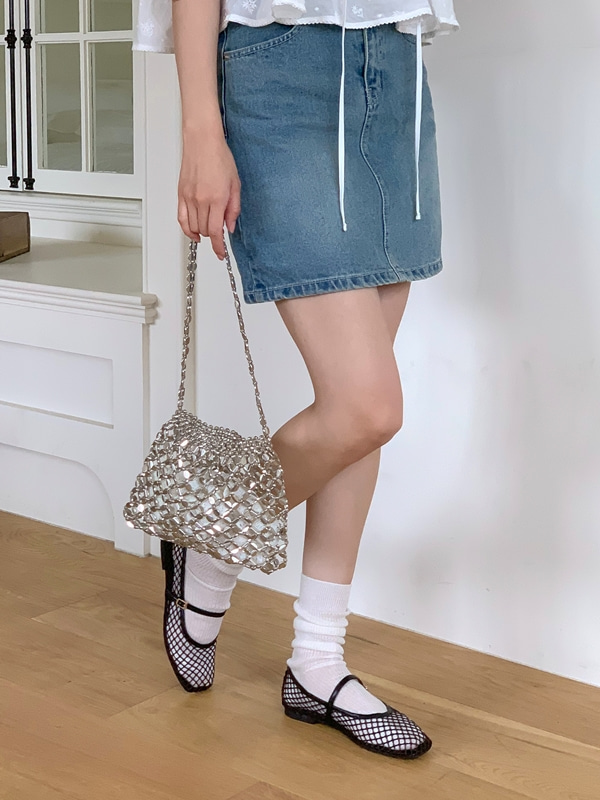Netted Ballet Maryjane (3 colors)