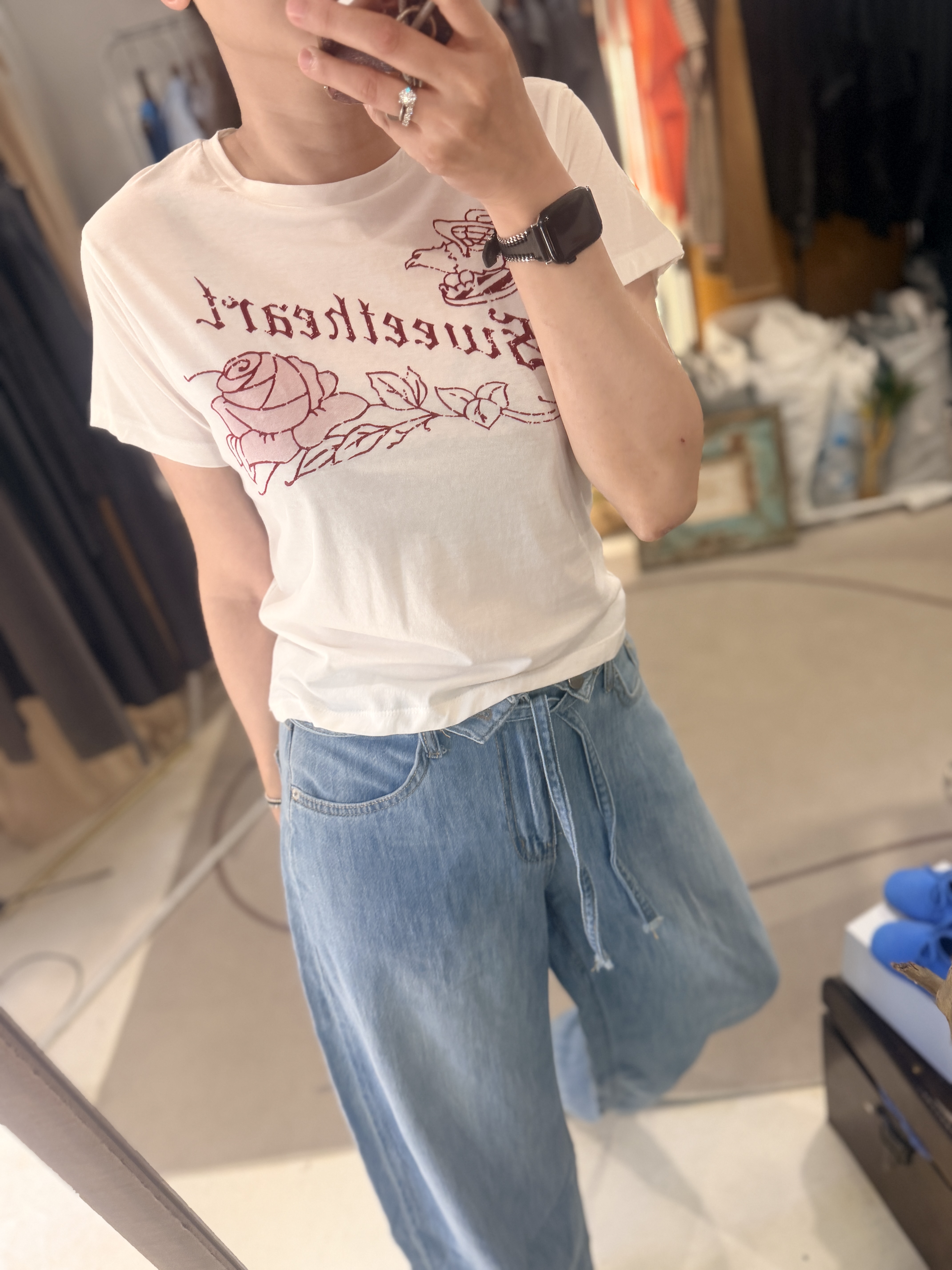 Rose tee
