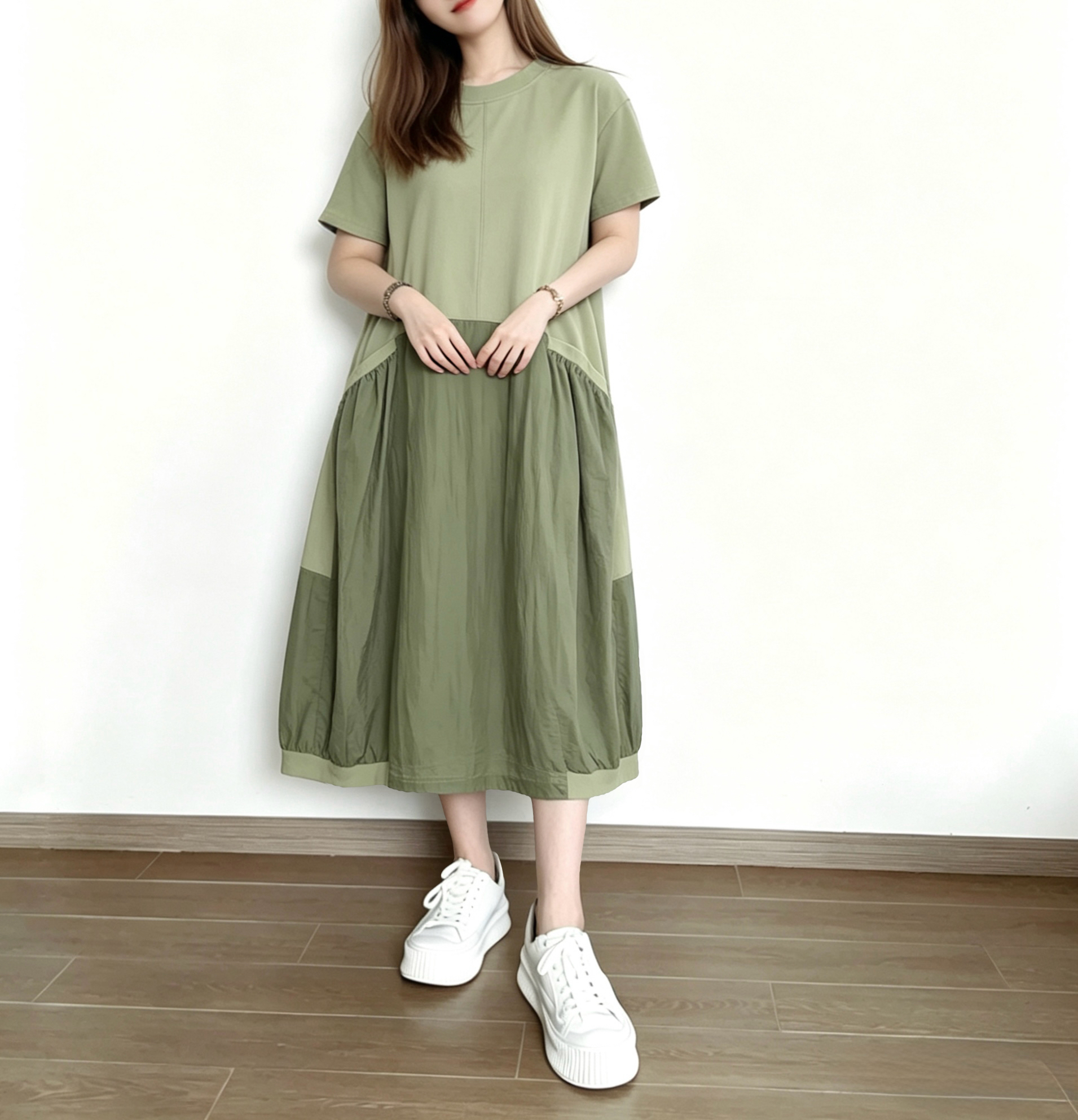 🌼春夏優惠🍀 拼色大口袋Ops