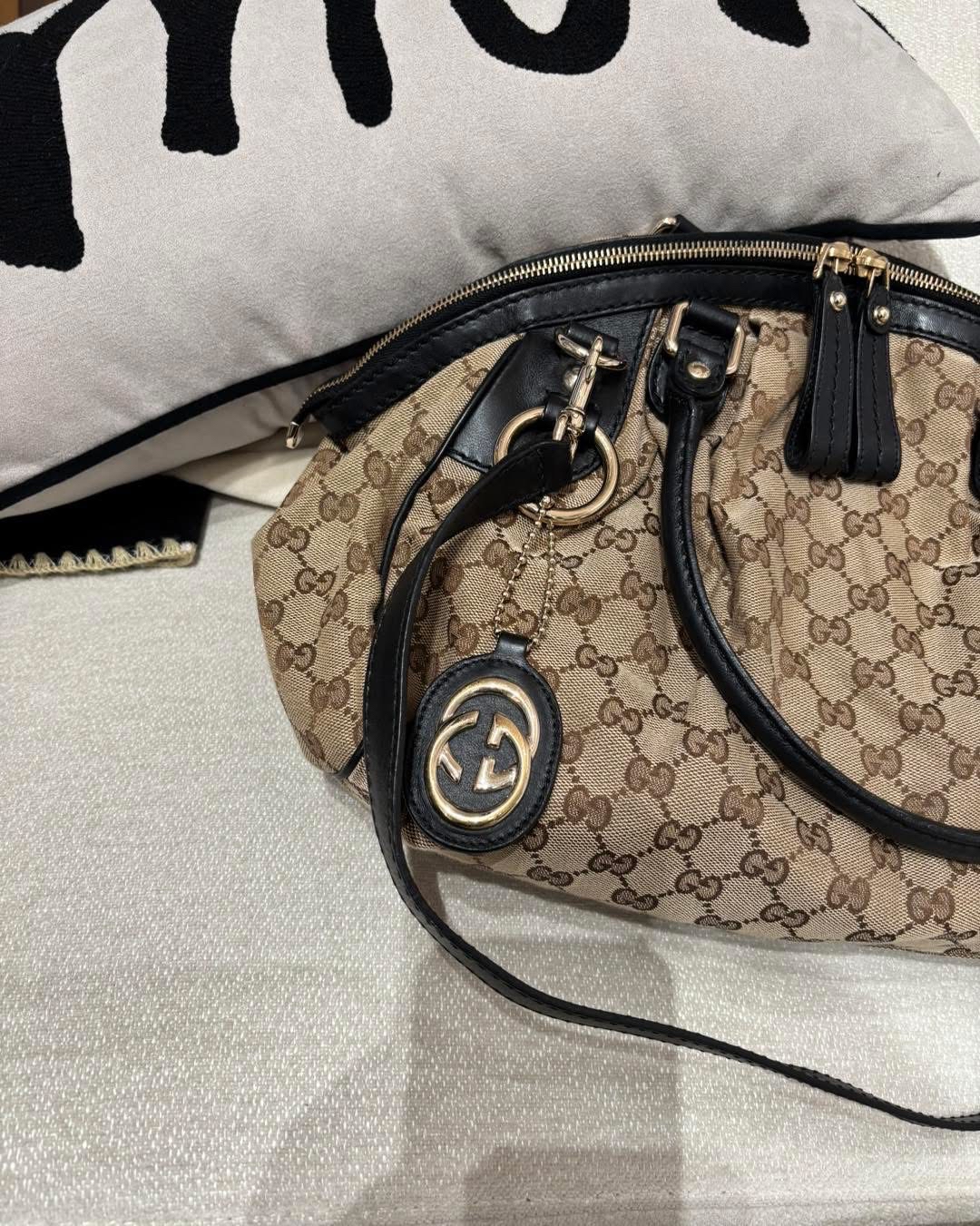 Gucci 2way bag GG Shoulder Bag 100%Authentic,93%new ✅肩帶✅dust bag