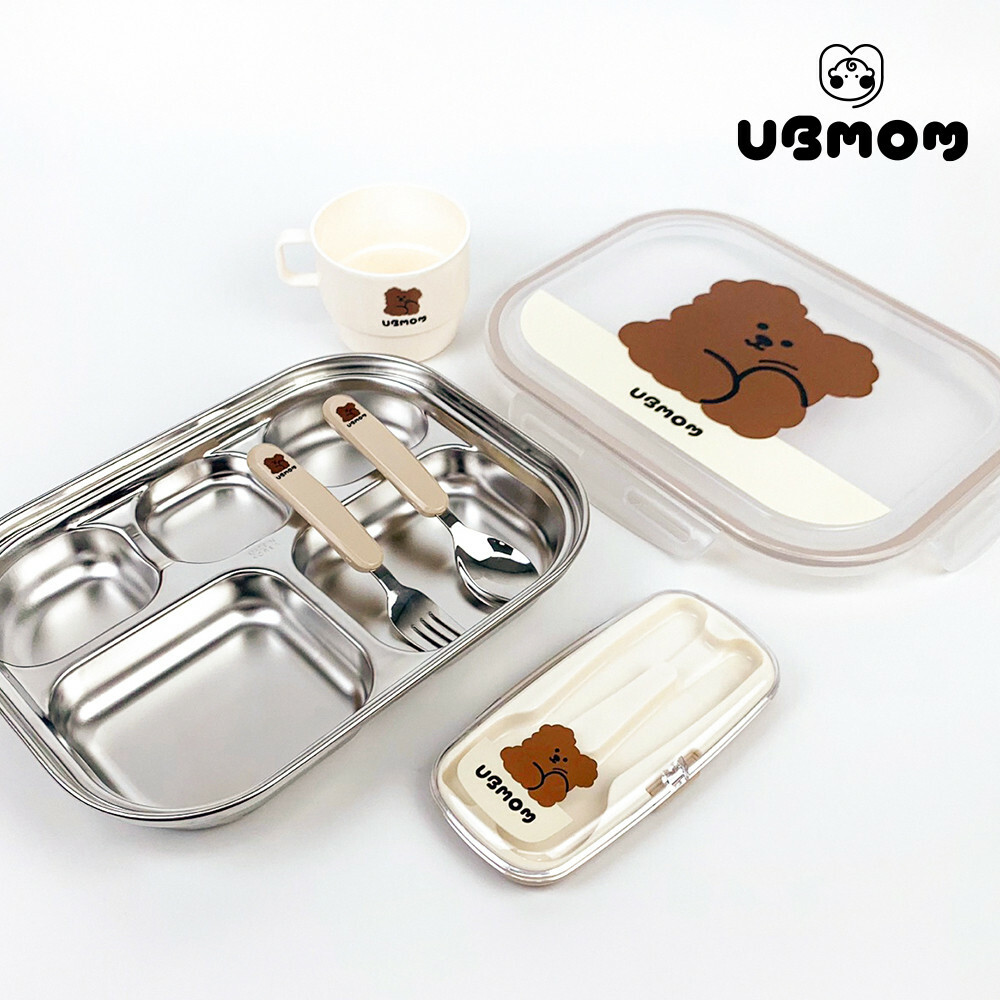 UBMOM 不銹鋼餐盒- 朱古力Mong狗