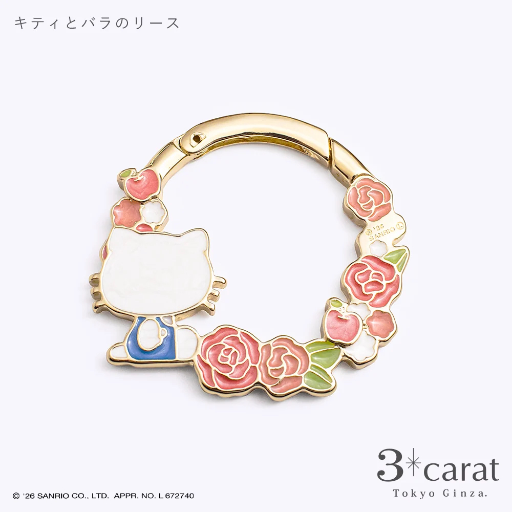 日本預訂📍日本Sanrio花花圖案多用扣