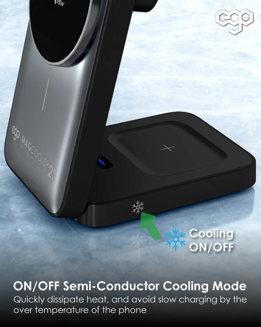 EGO MAGCOOLER 2S@ 3IN1 半導體制冷無線充電器
