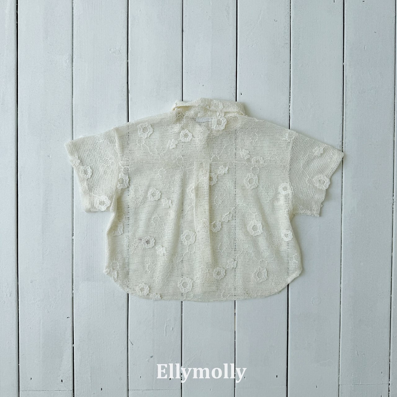 Ellymolly | Flower shirt(size 7(90-100)
