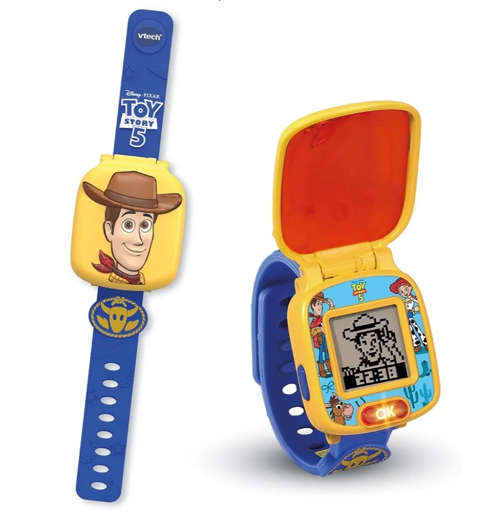 VTech Disney Pixar Toy Story 5 Woody Learning Watch 互動學習手錶｜英文版兒童電子手錶｜3歲以上