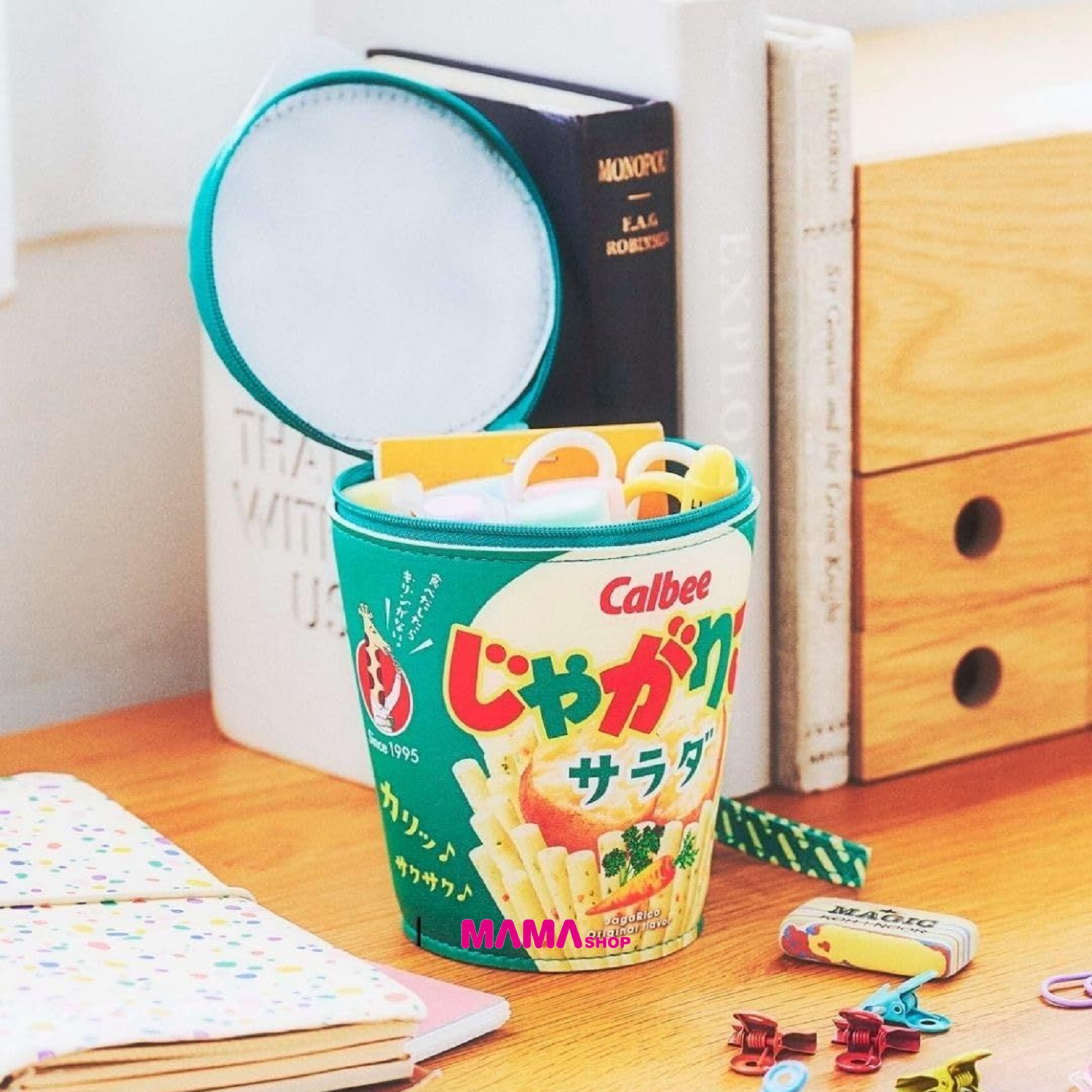 日本直送雜誌附錄--「Calbee jagariko 30 週年袋仔」