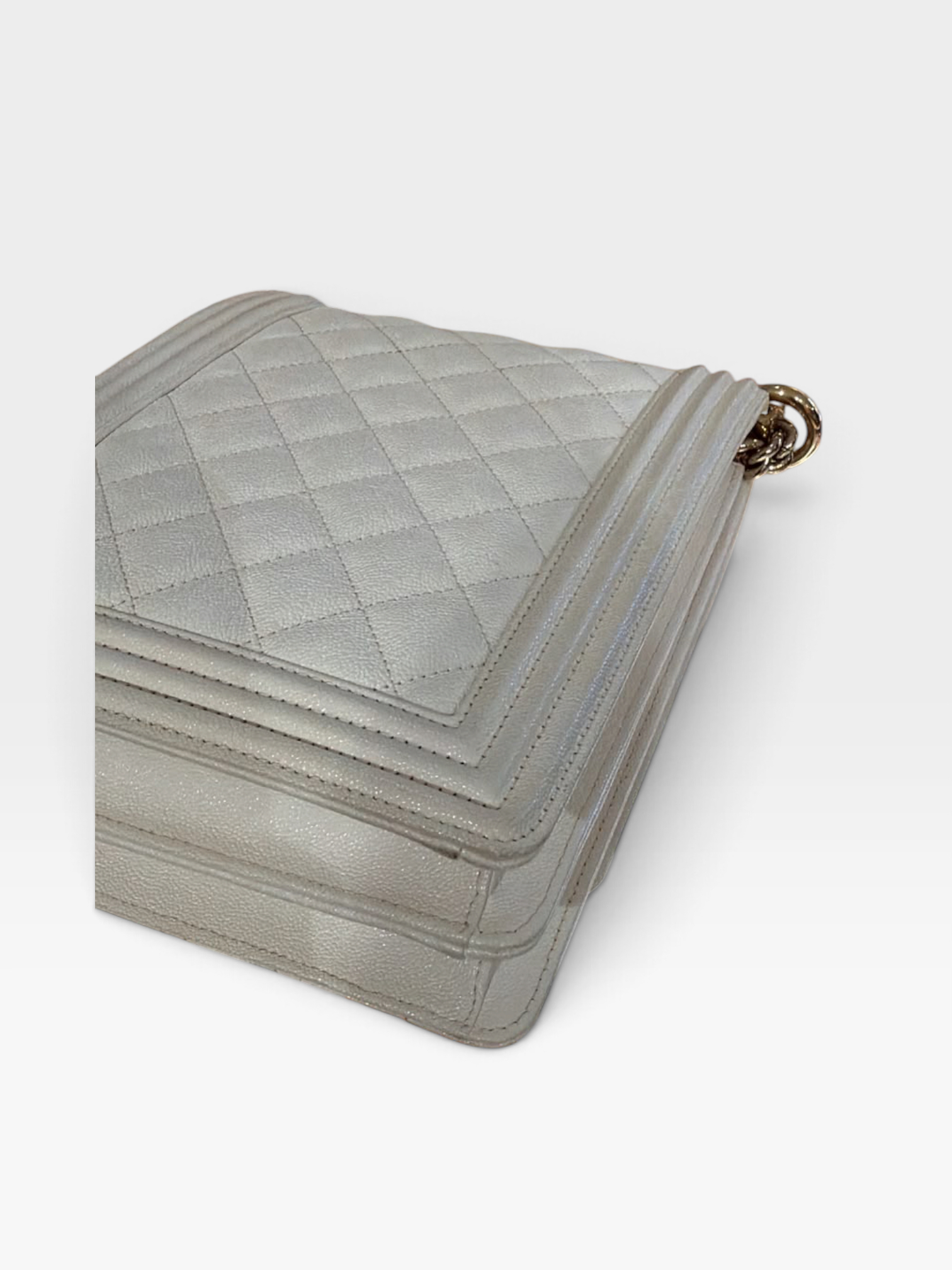 Pre-owned CHANEL North South Boy Bag/ Product Code: A092302