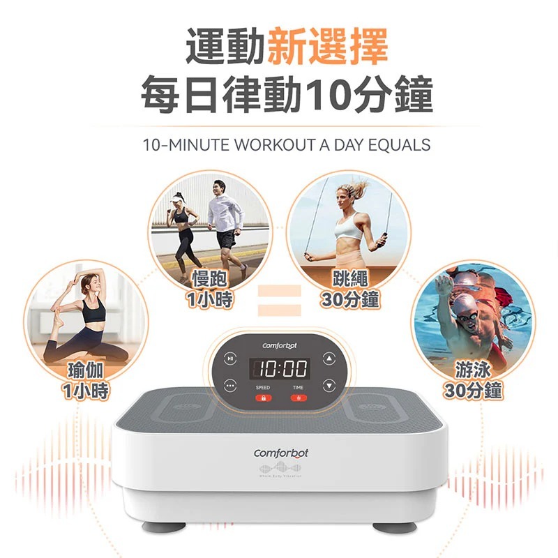 限時優惠包上門 Comforbot全身共頻無耗能高效運動健體有氧活血溫控家用律動機