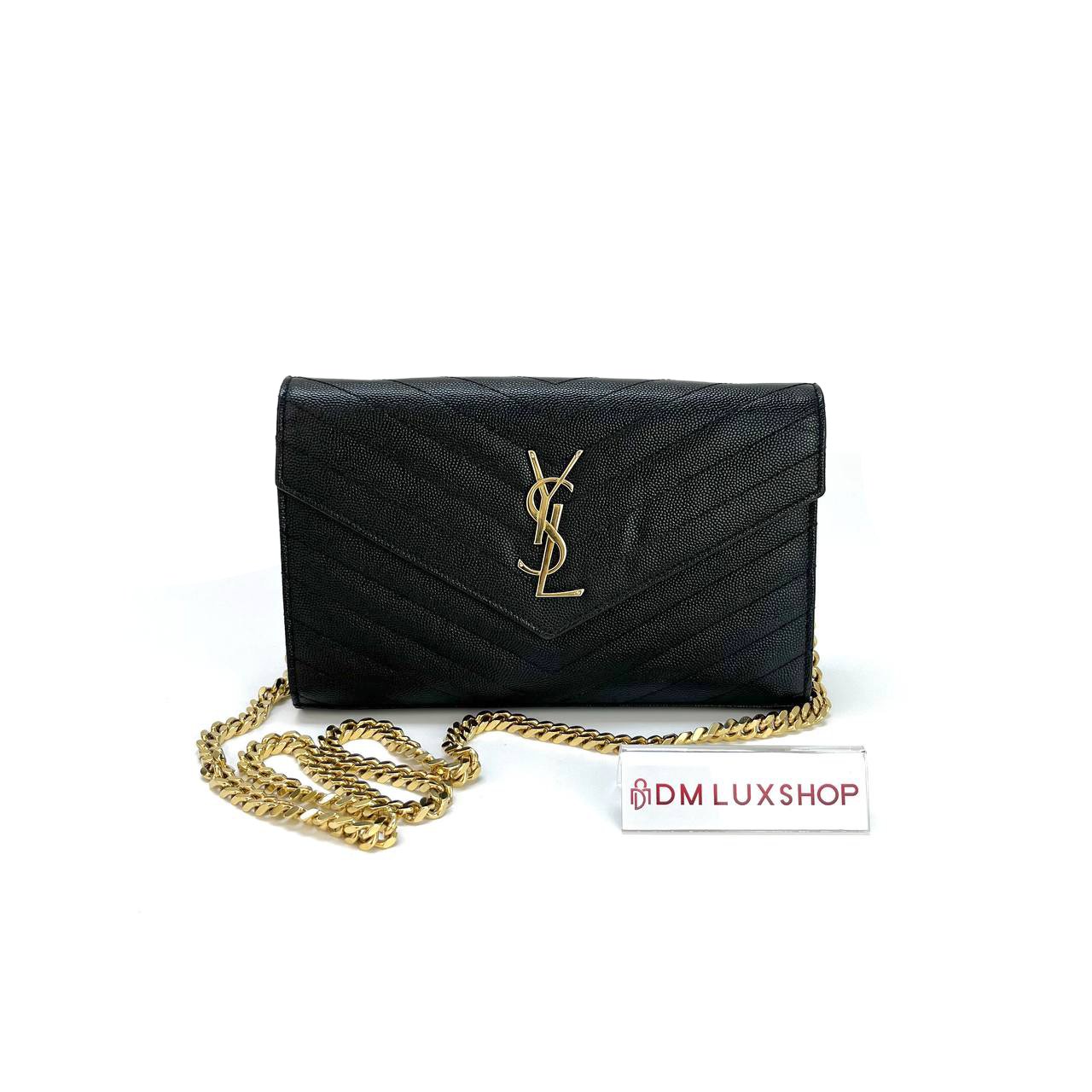 YSL Black Envelope WOC GHW