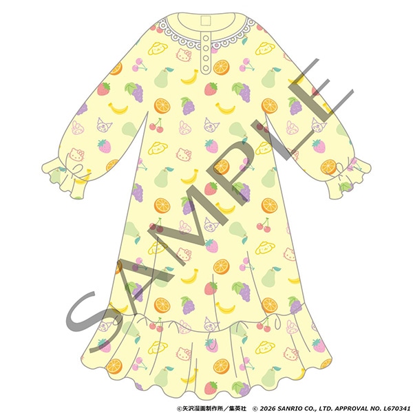 矢澤愛 近所物語 × Sanrio POP UP STORE 室內睡衣裙 #P-GLG0371 (PRE-ORDER) [2026/11]
